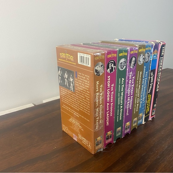 The Three Stooges - 8 Pack (VHS, Tape Set) - Picture 3 of 4